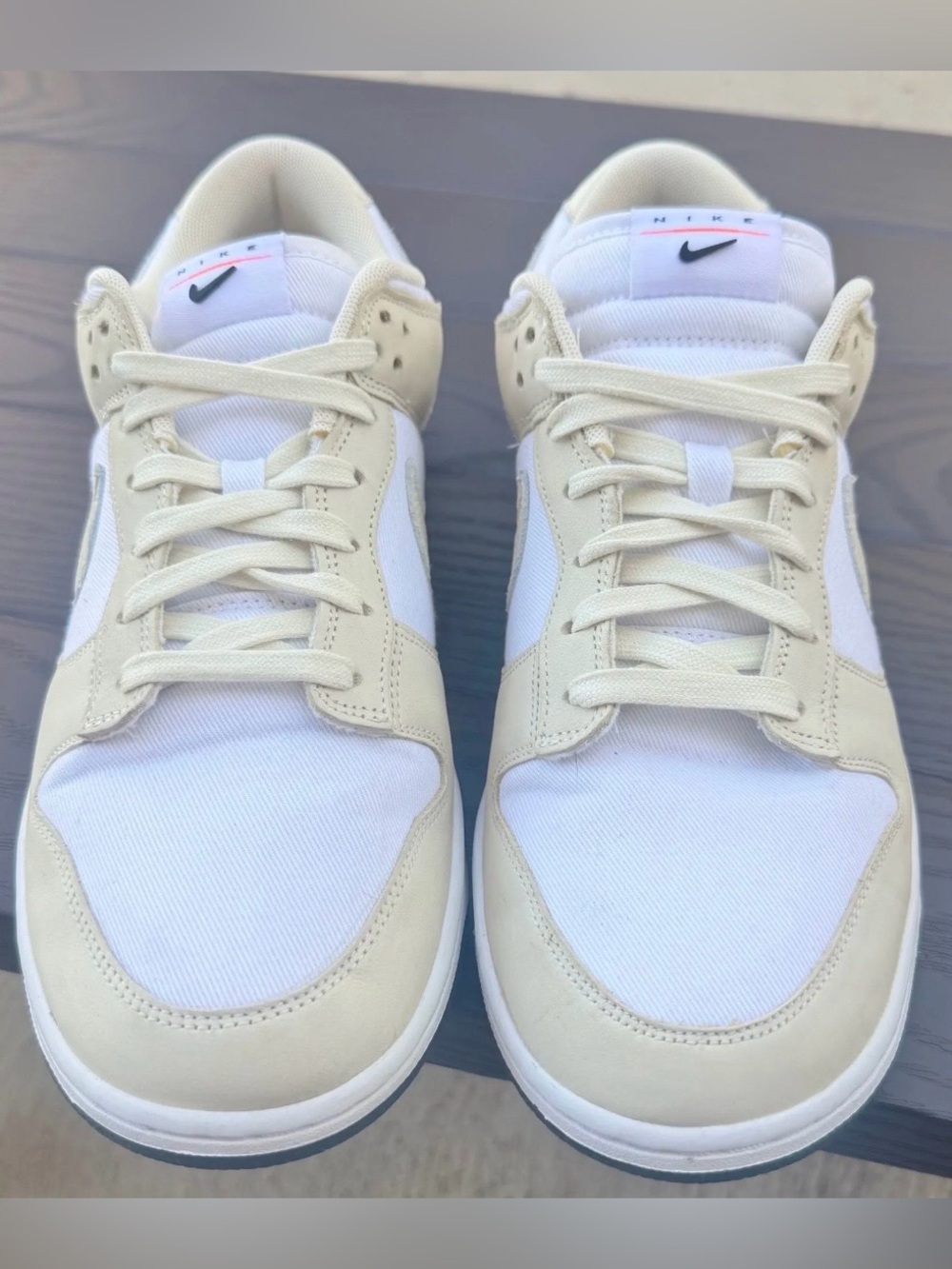 Nike Dunk Low LX White Coconut Milk, Size 10.5 Men’s/12 Women’s. Used - Picture 3 of 8